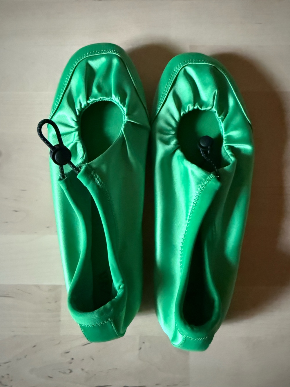 NWT Zara satin flats shoes